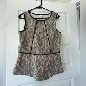NWT Anthropologie peplum top